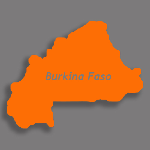 kaart burkina faso